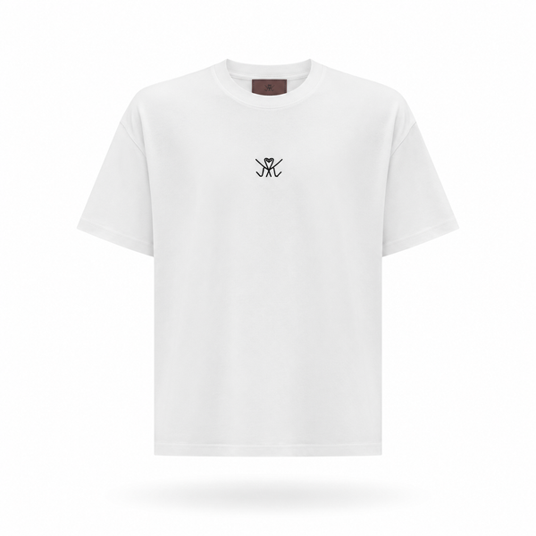 Kioo boxy white Tee