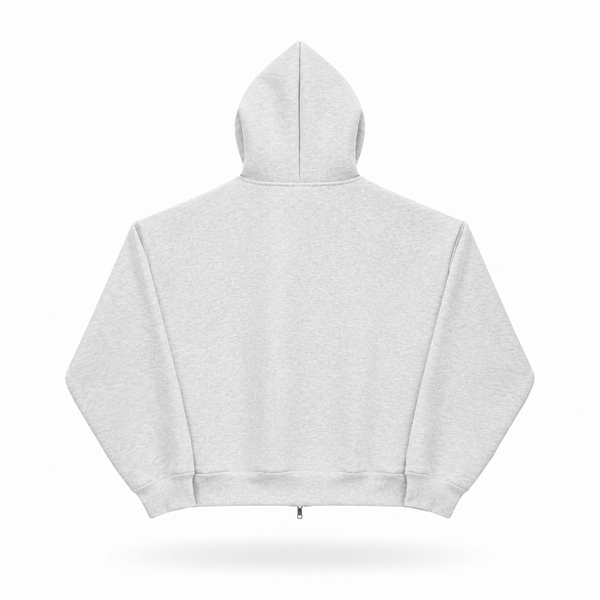 Ash Grey heavyweight hoodie