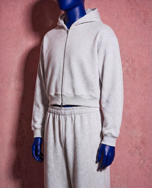 Ash Grey heavyweight hoodie