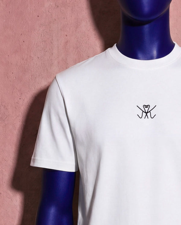 Kioo boxy white Tee