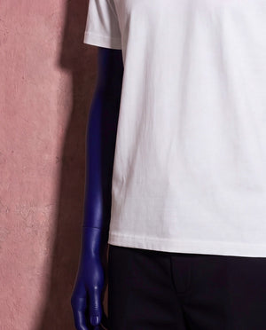 Kioo boxy white Tee