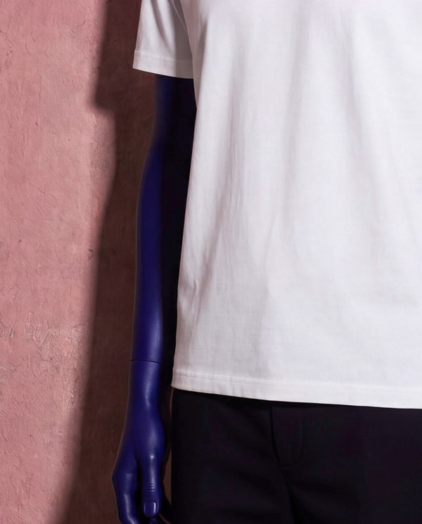 Kioo boxy white Tee