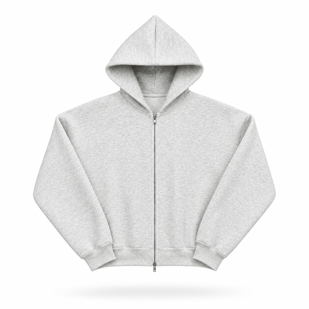 Ash Grey heavyweight hoodie