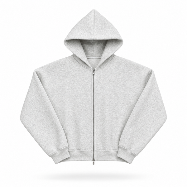 Ash Grey heavyweight hoodie