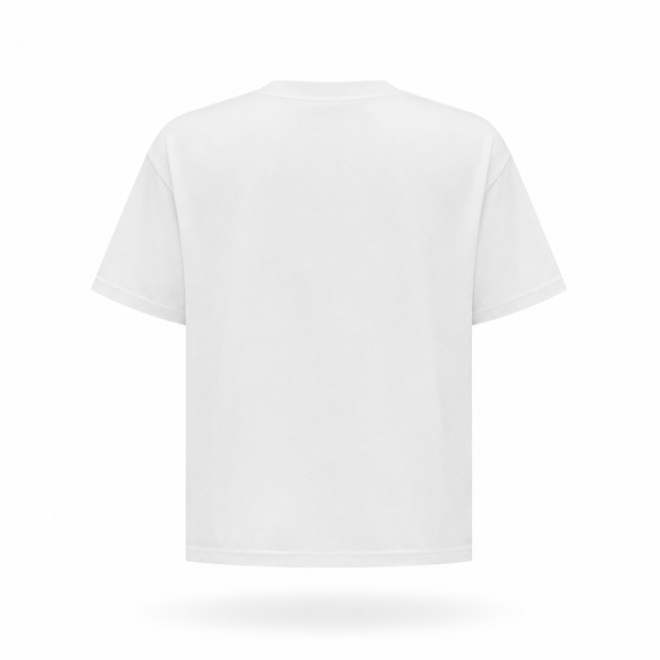 Kioo boxy white Tee